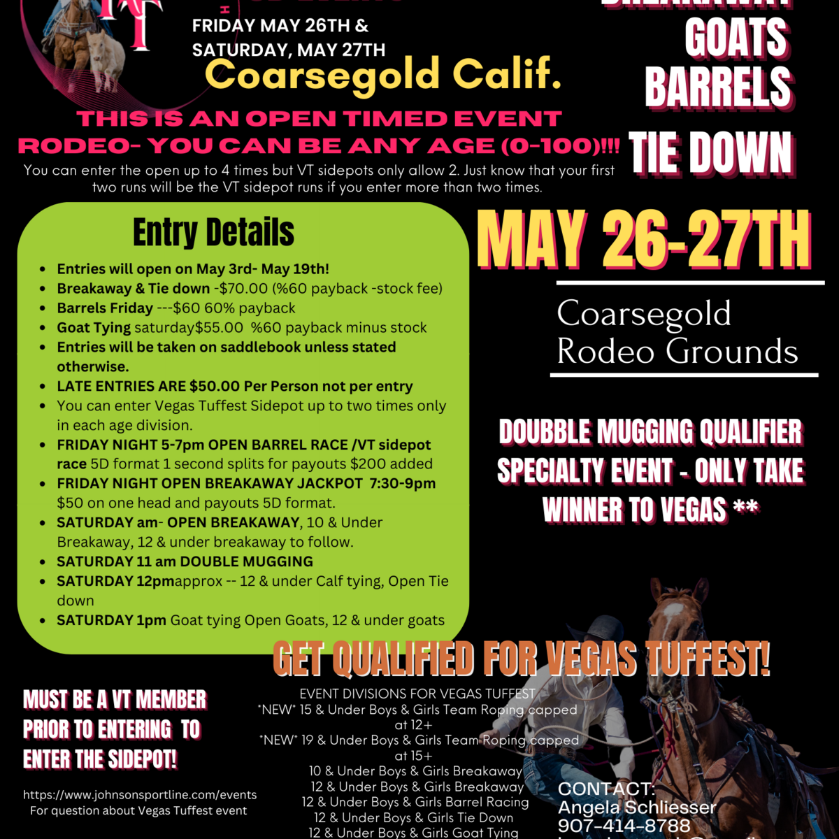 Rodeo Tough 5D Timed Events Coursegold